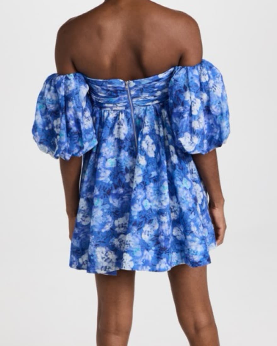 Bardot Floral Dress - Image 3
