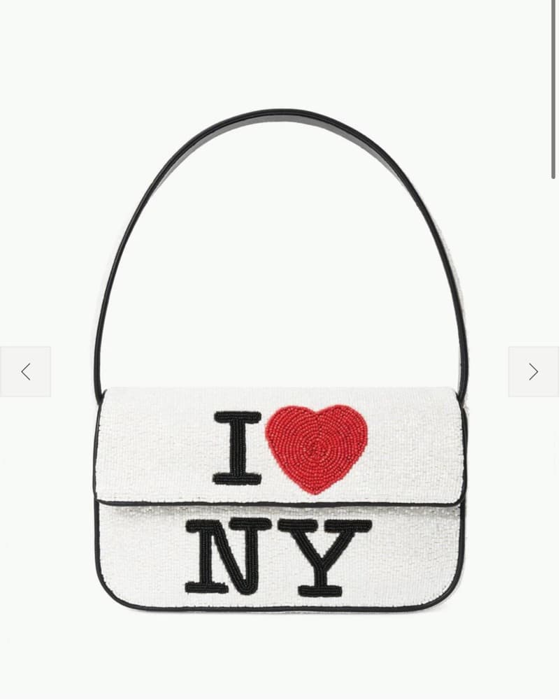 Staud Tommy Beaded Bag I Love New York - Image 3