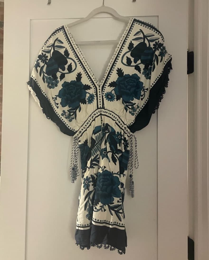 Farm Rio Tropical Tiles Dress - Image 5