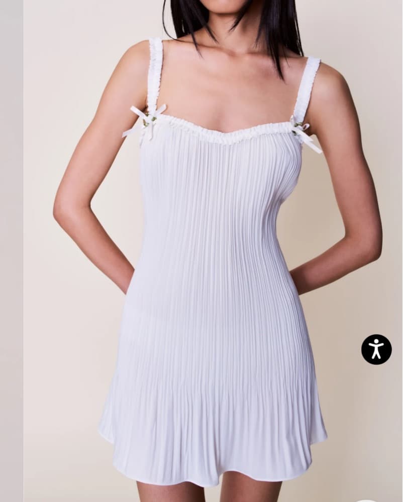 Danielle Guizio Penelope Plisse dress  - Image 1