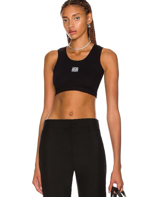 Loewe Black Crop Top - Image 1