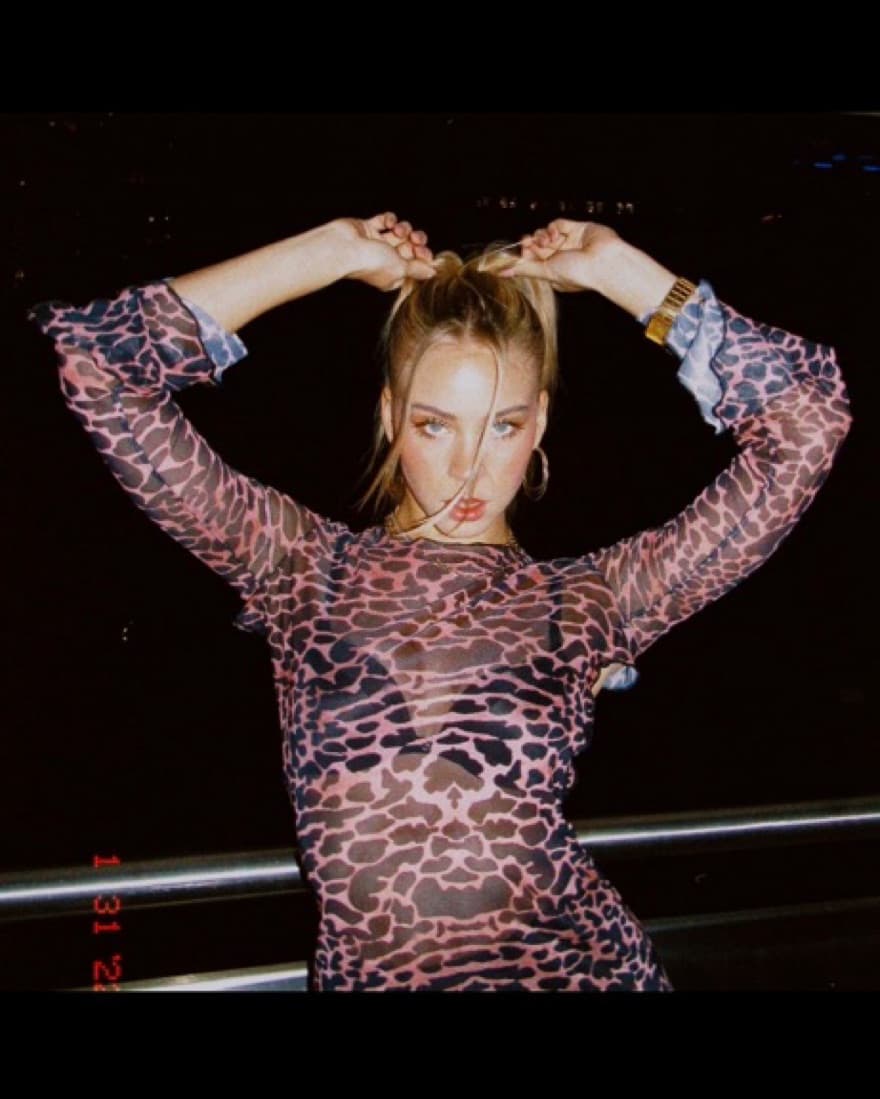 Stunning Leopard Print Cover Up Dress - Image 1