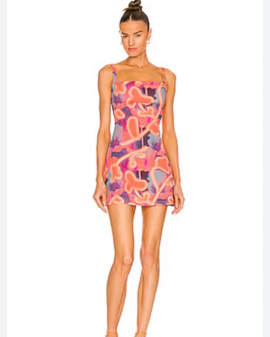 Miaou Vibrant Floral Mini Dress - Image 2
