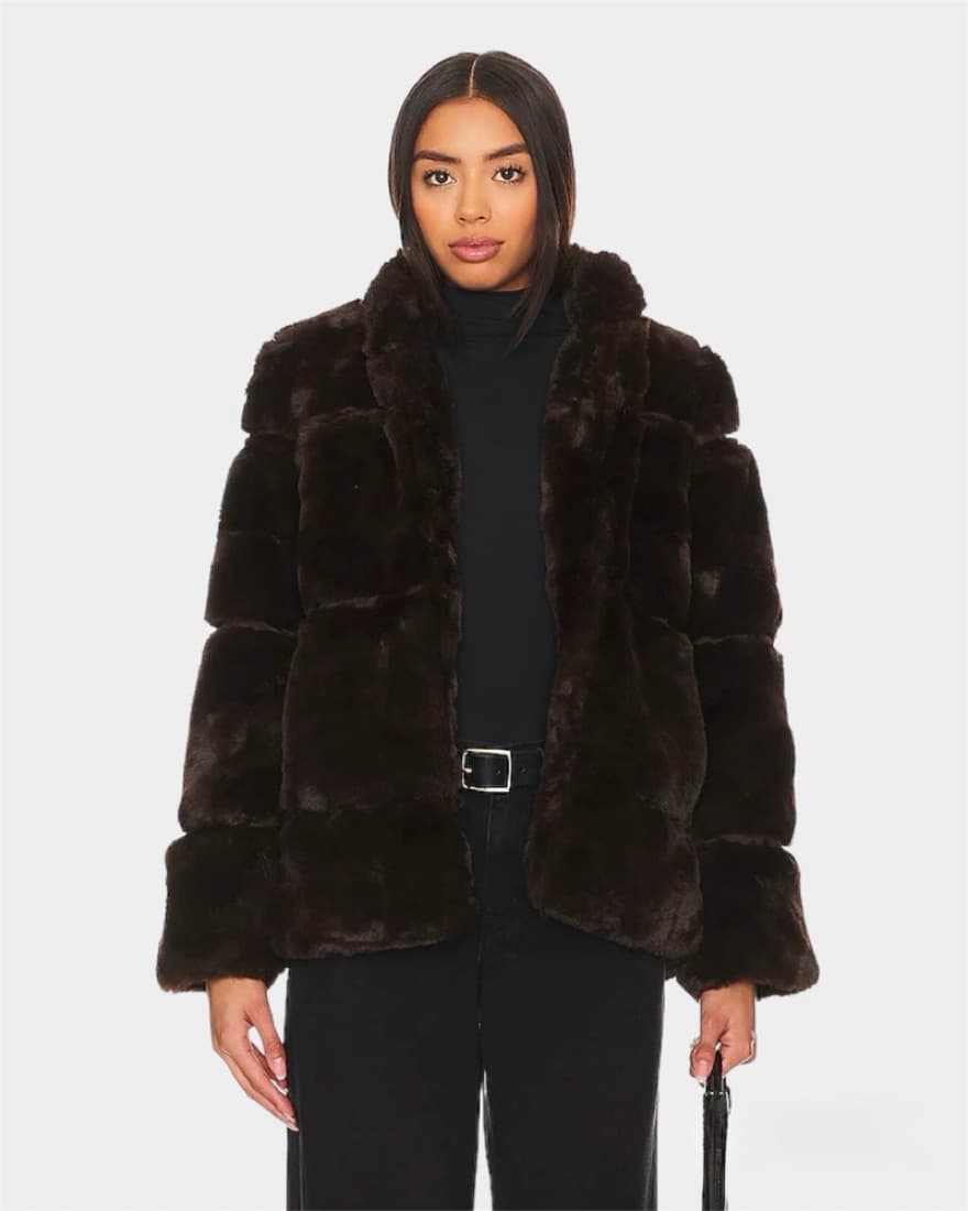 $440 Brown Apparis Coat - Image 6