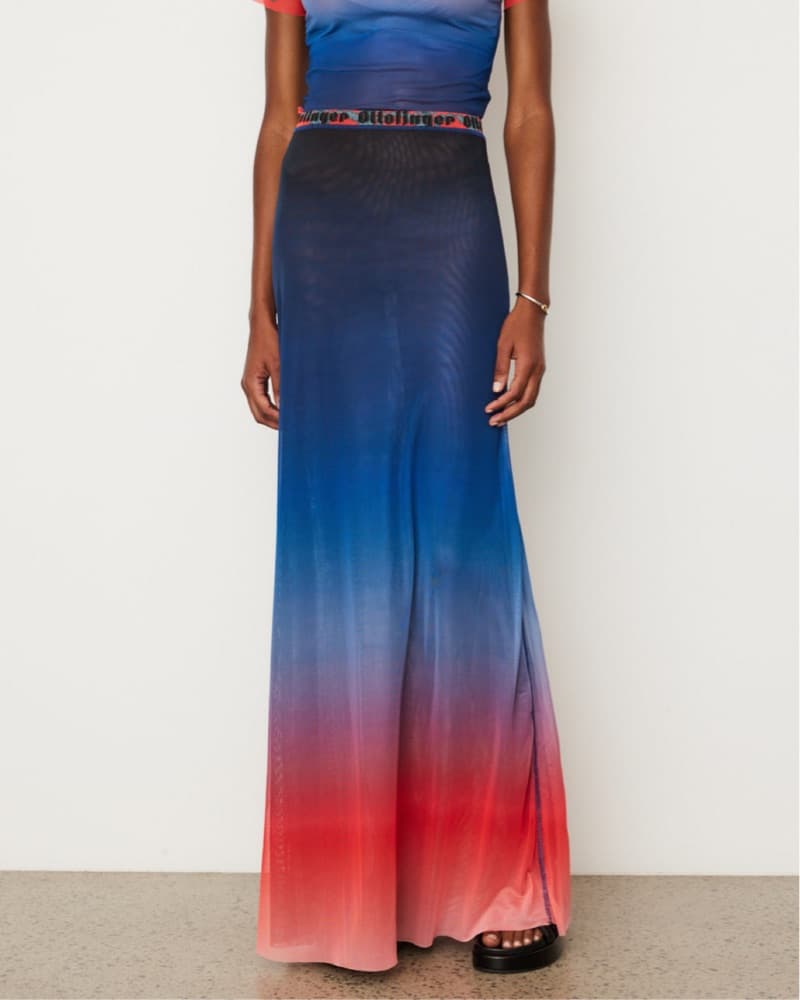 Ottolinger Mesh Ombre Skirt - Image 5