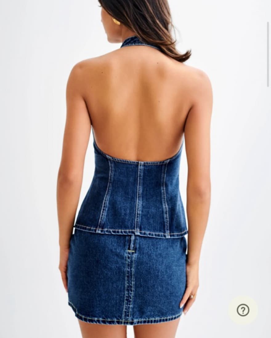 Meshki Denim Skirt Set - Image 4