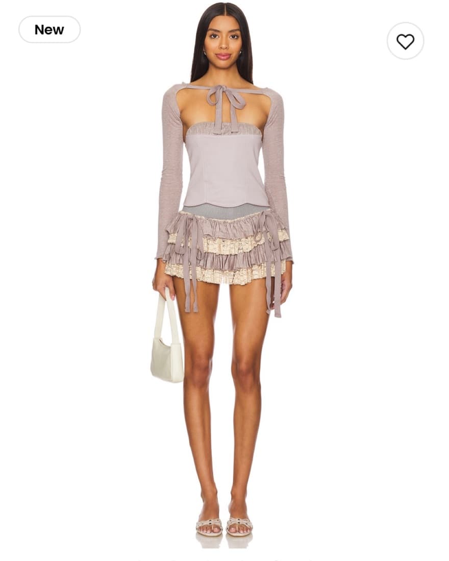 Zemeta Scallop Tube Top + Tutu Skirt  - Image 1
