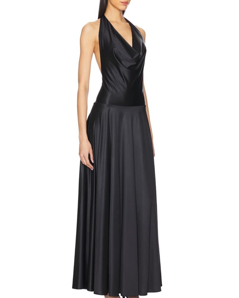 DEFLI | Adora Long Dress in Black - Image 2