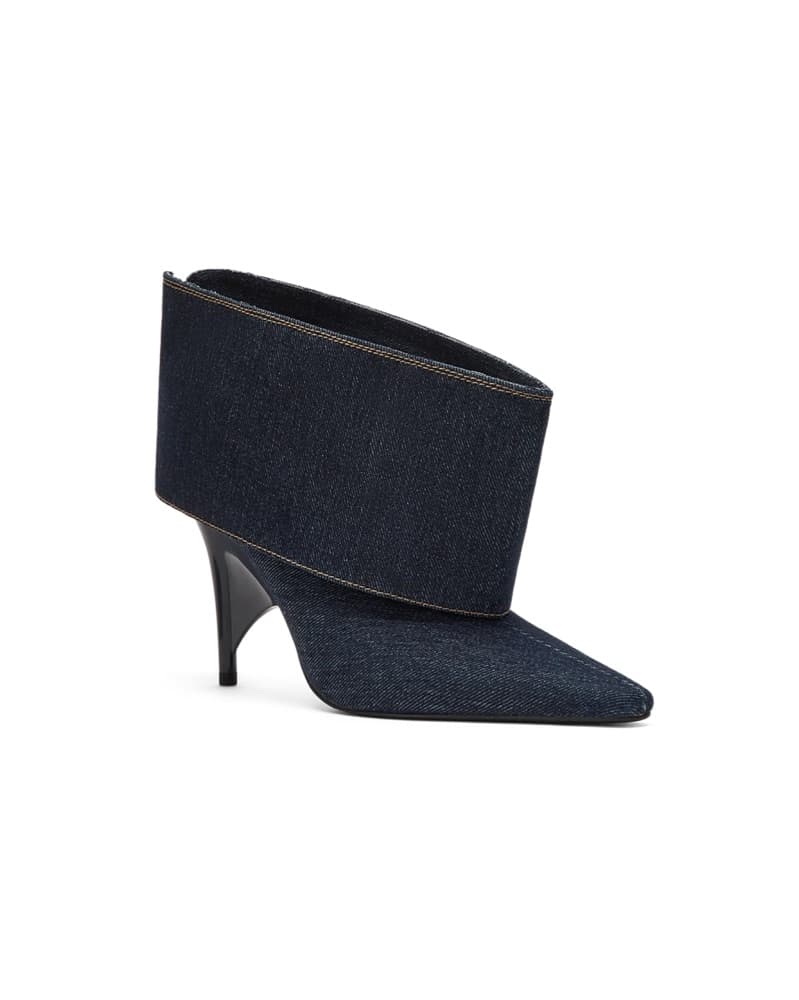 Chic Denim Cuff Ankle Boots - Image 3