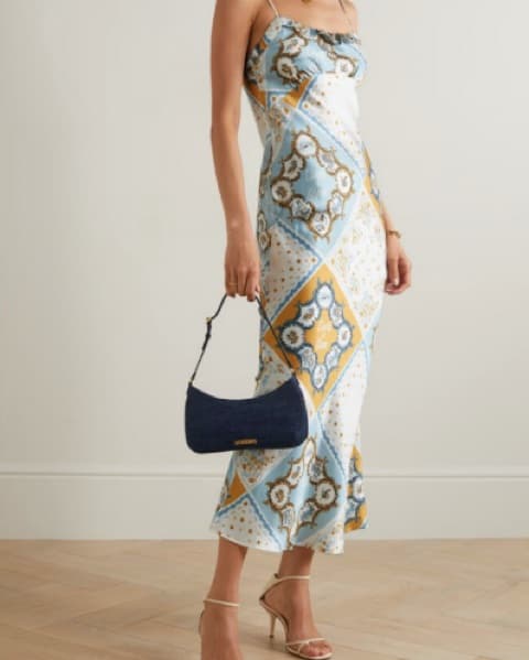 Reformation Aribella Silk Dress - Image 1