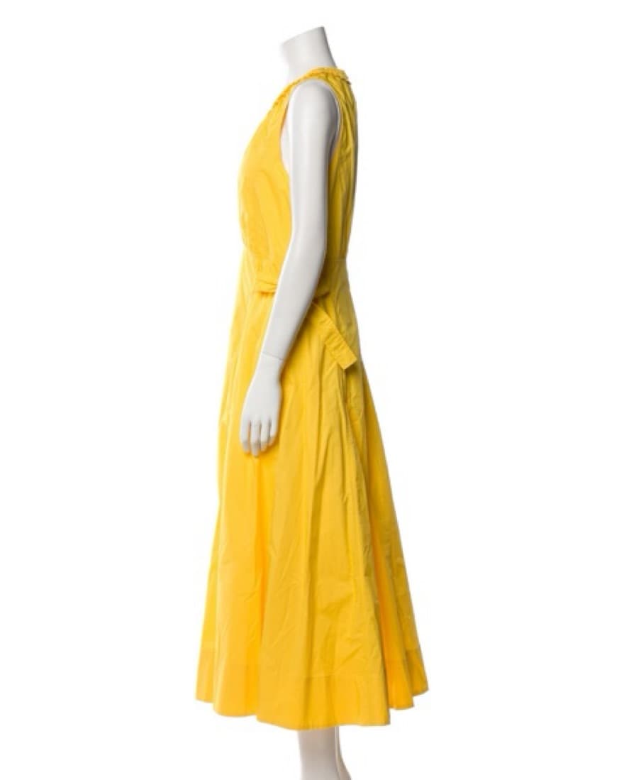 Hunter Bell Yellow A-Line Dress - Image 5