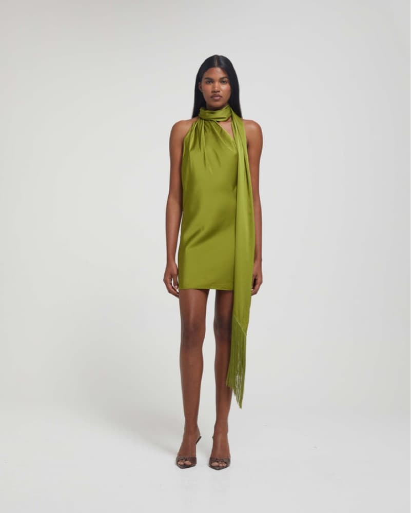 Serafia Dress Green - Image 3