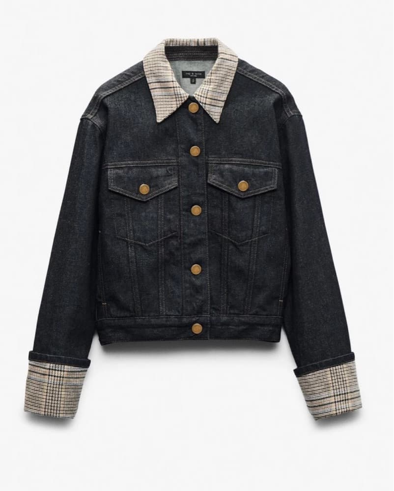 Rag & Bone Denim Jacket - Navy  - Image 6