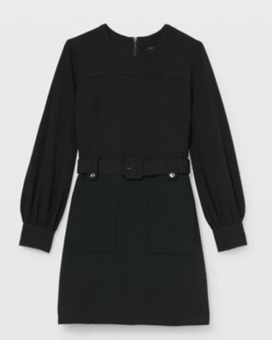 Club Monaco Long Sleeve Belted Dress - Image 2