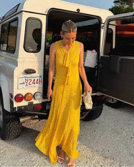 Doen Yellow Knit Dress - Image 2