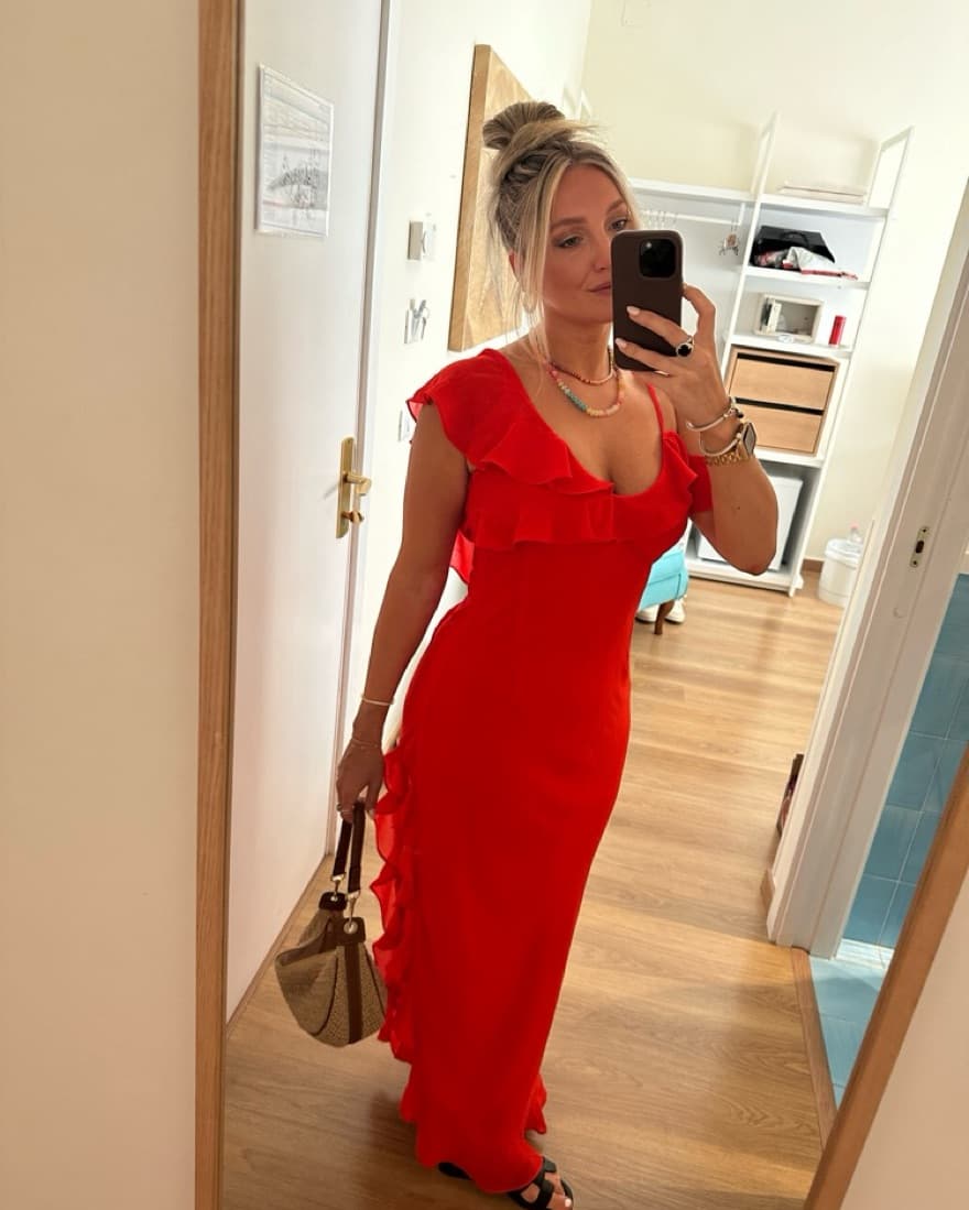 Red Winnie Dress - Image 3
