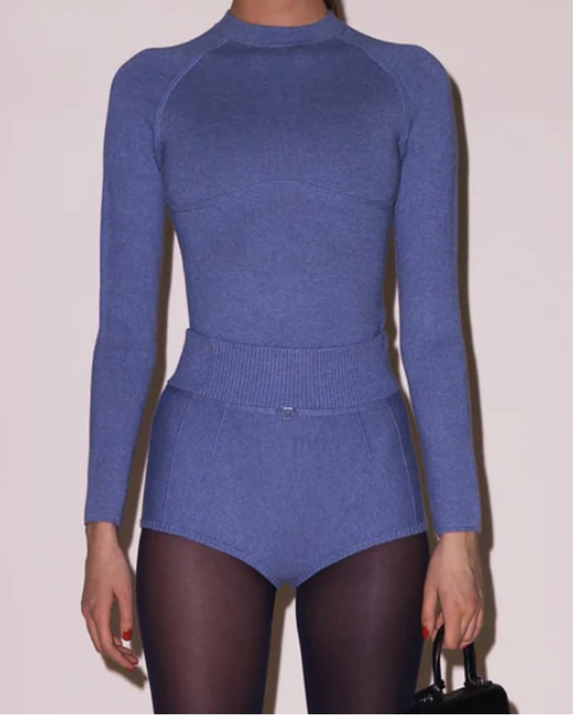 Fleur du Mal Knit Shorts XS - Image 2