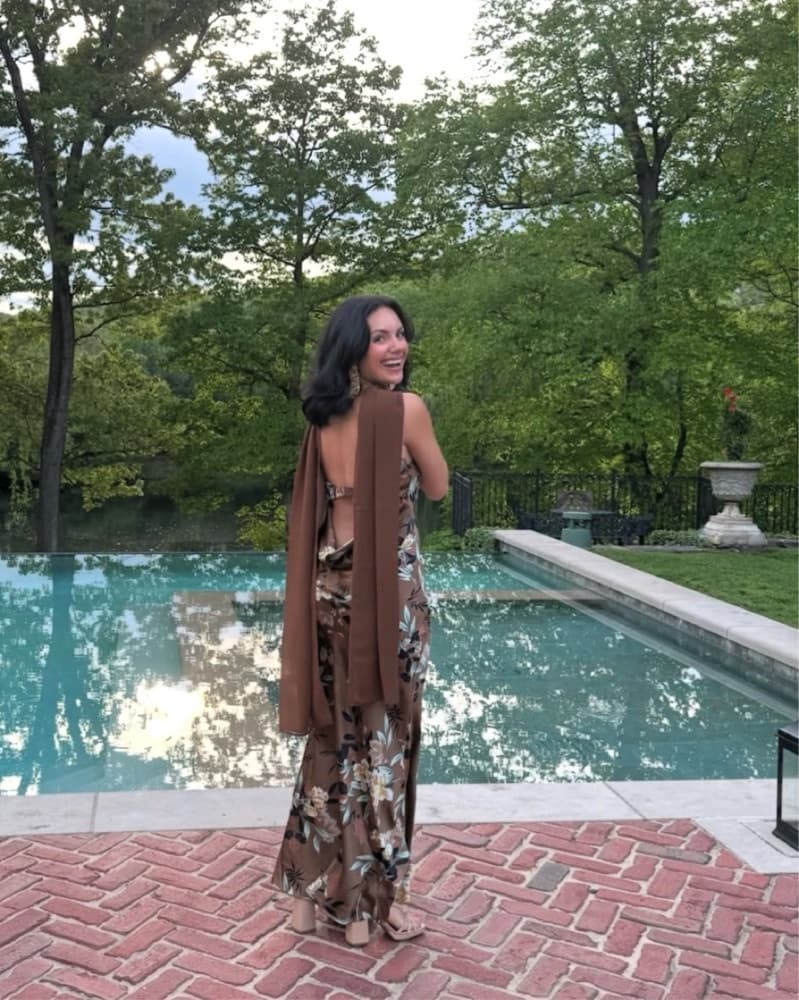 Stunning Floral Maxi Dress Set - Image 1