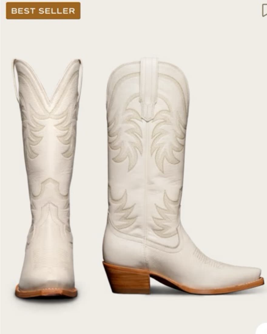 Tecovas Boots in Bone White - Image 2