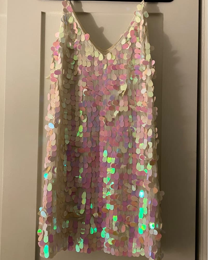 Zara Sequin Mini Dress - Image 3