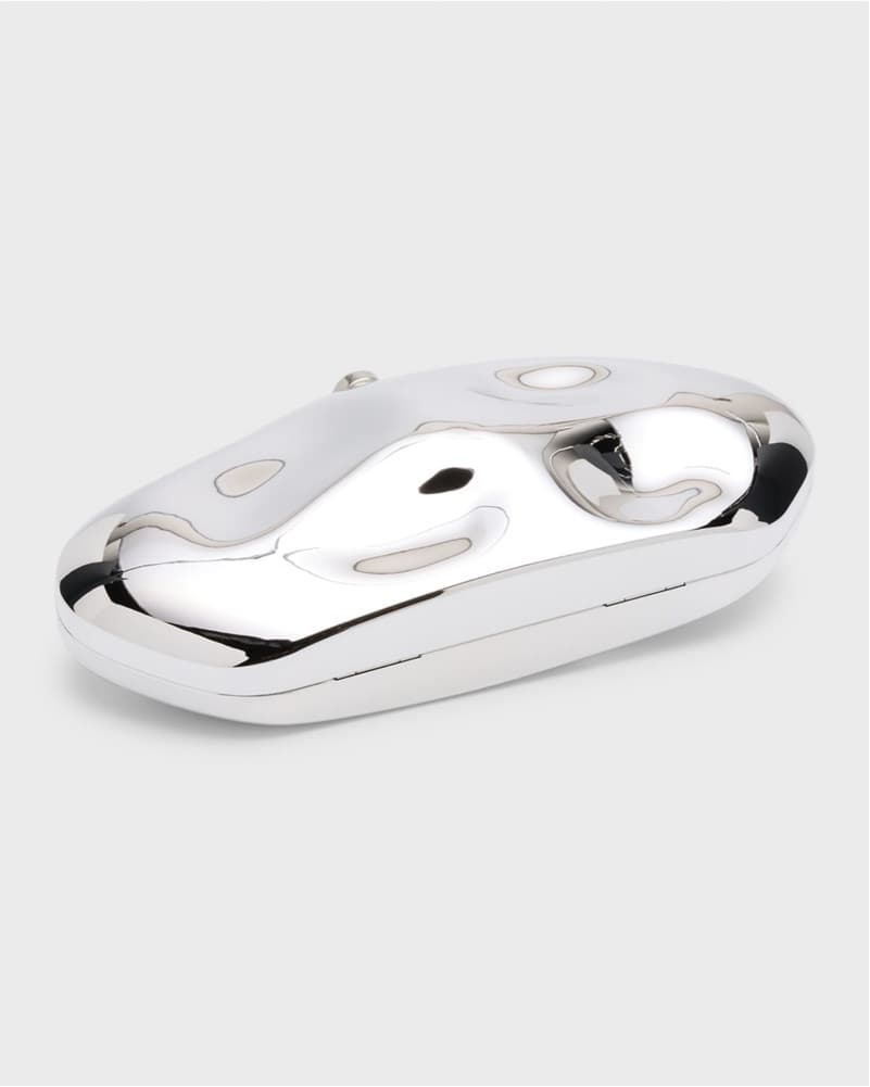 Cult Gaia Silver Caldera Clutch - Image 3