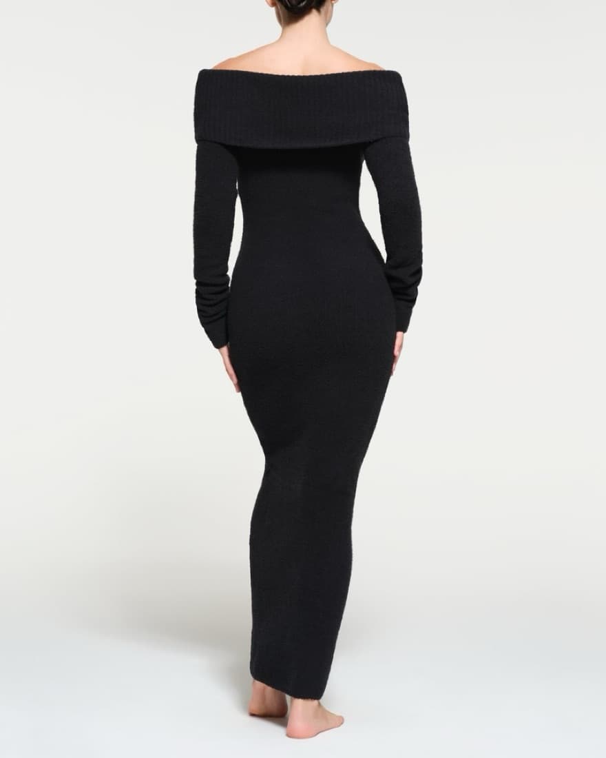 Skims - Cozy Knit Off The Shoulder Dress - Image 3
