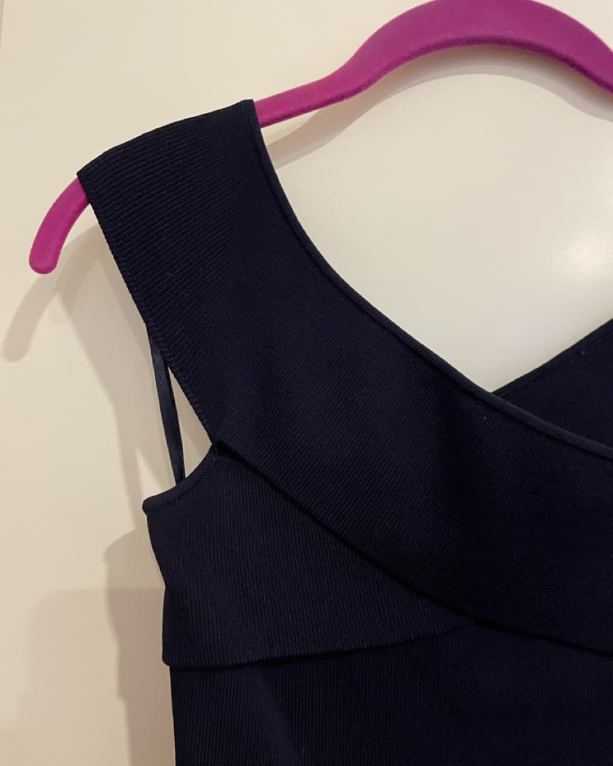 Navy Knit Top - Image 3