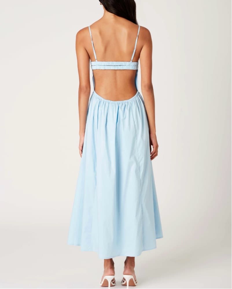 Ice Blue Nia Midi Dress - Image 2