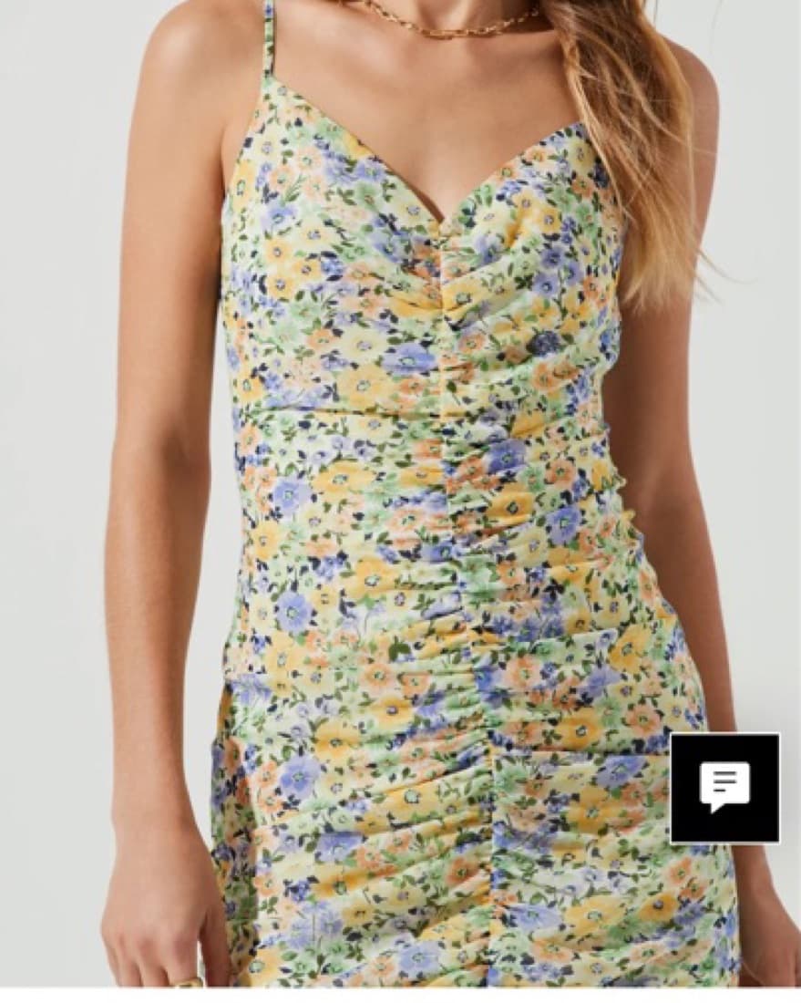 ASTR The Label TAWNY FLORAL RUCHED MIDI  - Image 3