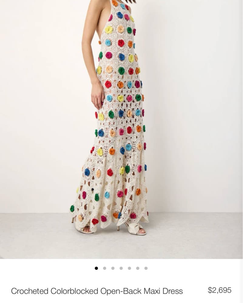 Alejandra Alonso Rojas Crochet Dress  - Image 5