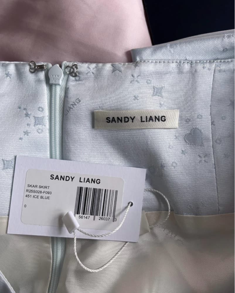 Sandy Liang Skar Ice Blue Skirt - Image 2