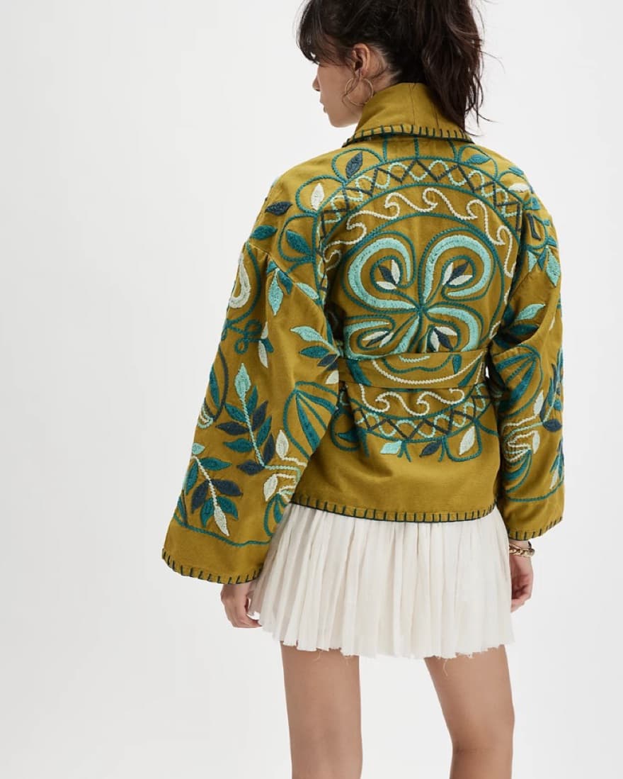 Free People Nori Embroidered Jacket - Image 1