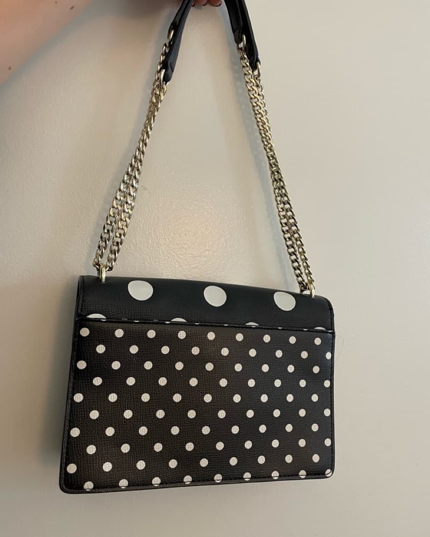 Black and White Polka Dot Bag - Image 2