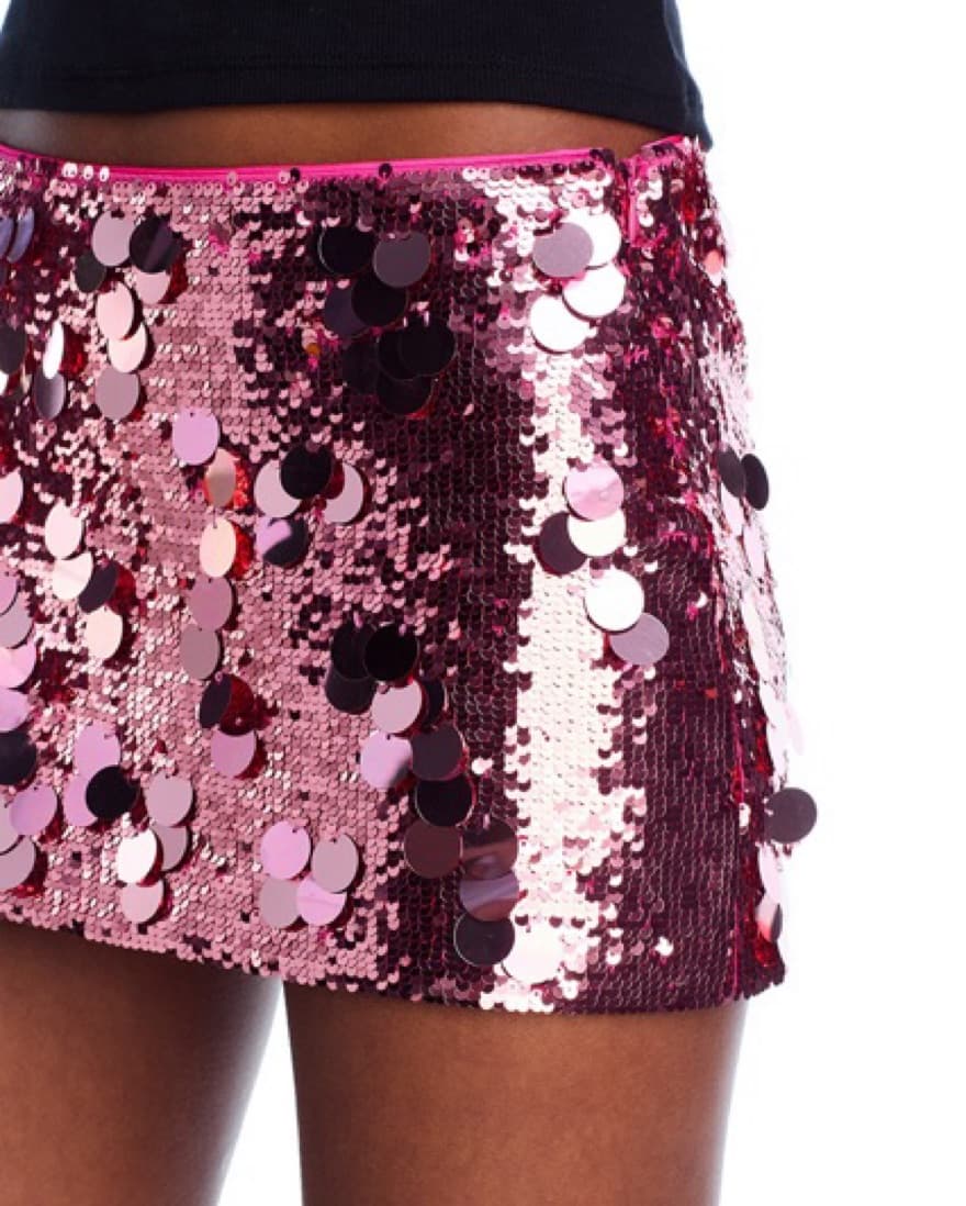 Guizio Paillette Sequin Mini Skirt - Image 6