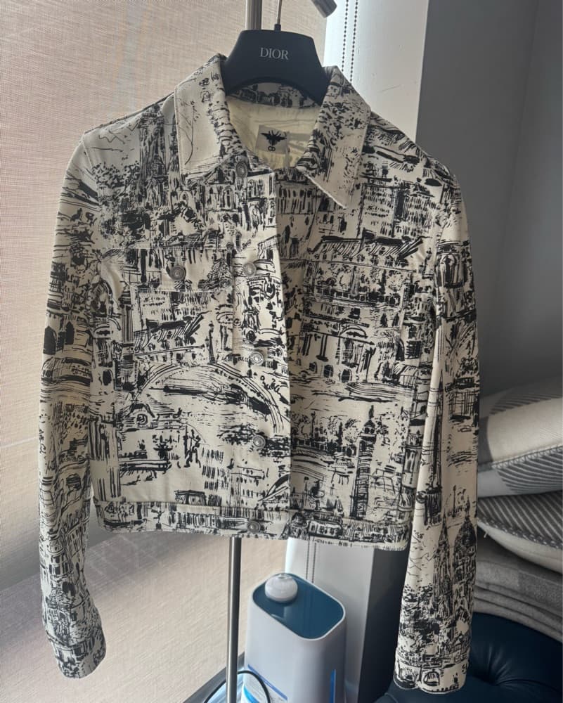$3, 300 Dior Embroidered Cropped Jacket - Image 2