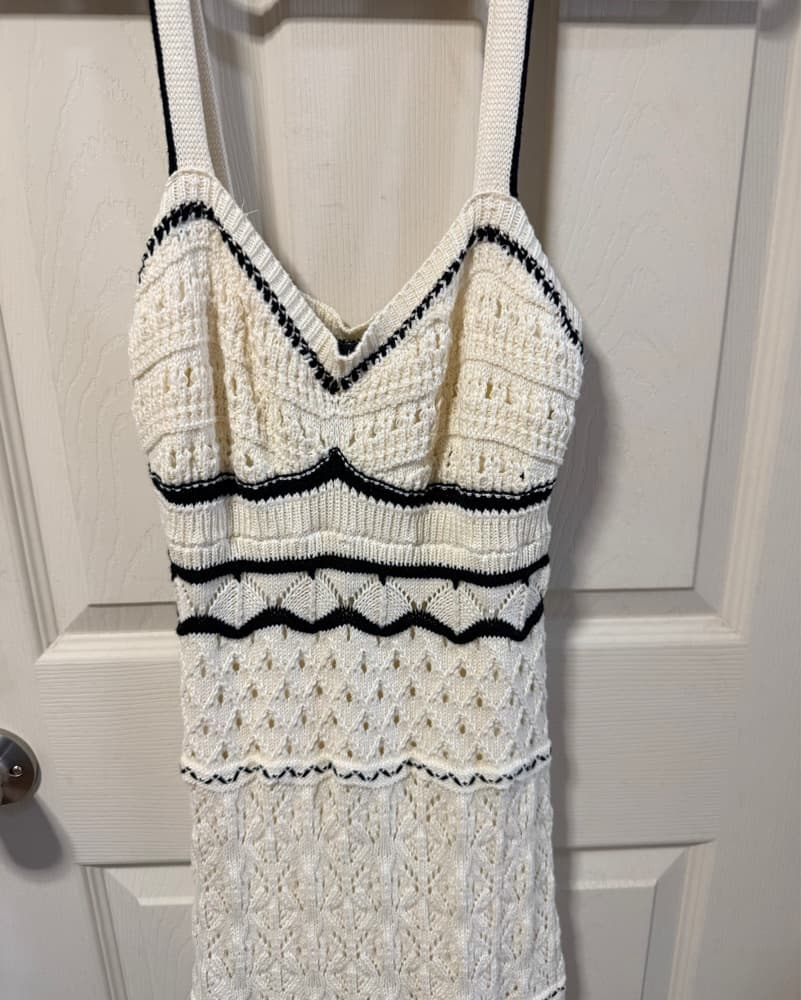 Lulus Multi-Textured Dress Midi - Image 3