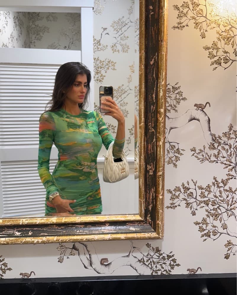 AFRM Vibrant Floral Bodycon Dress - Image 4