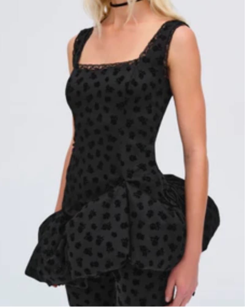 Black Matching Capri Set - Image 1
