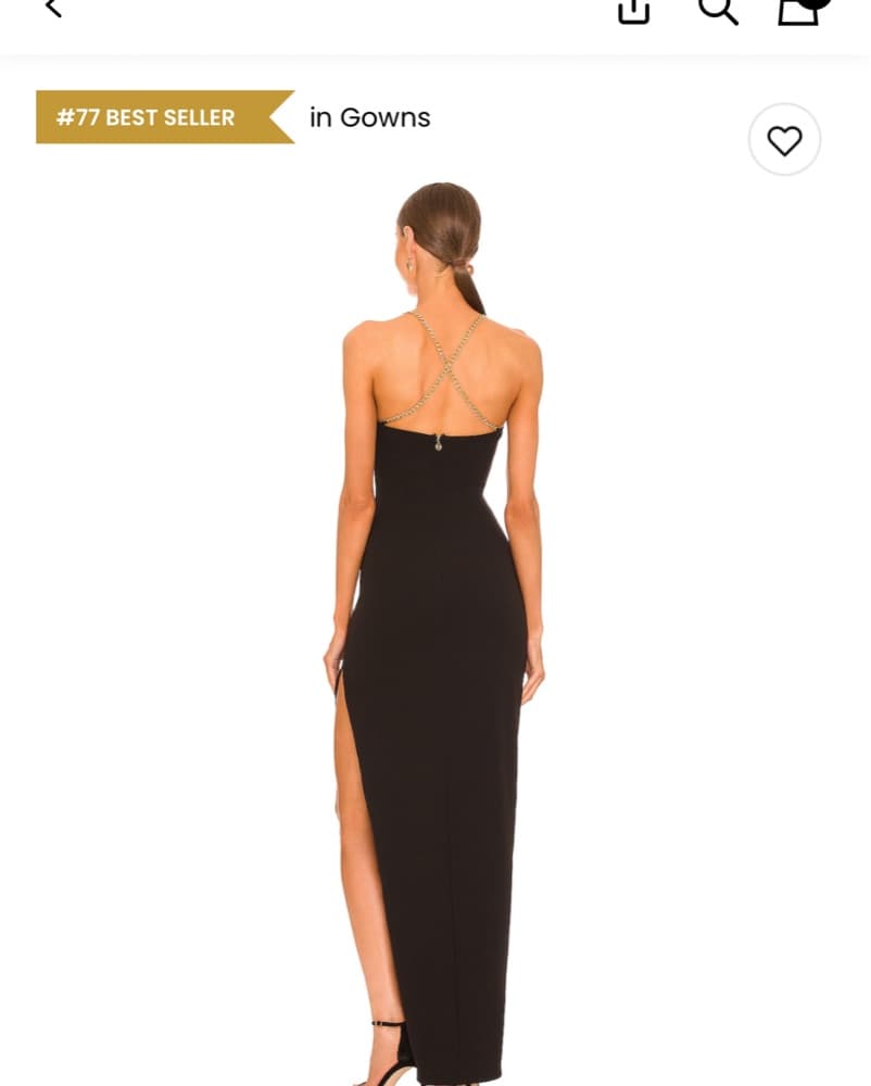Stunning Black Formal Gown - Image 2