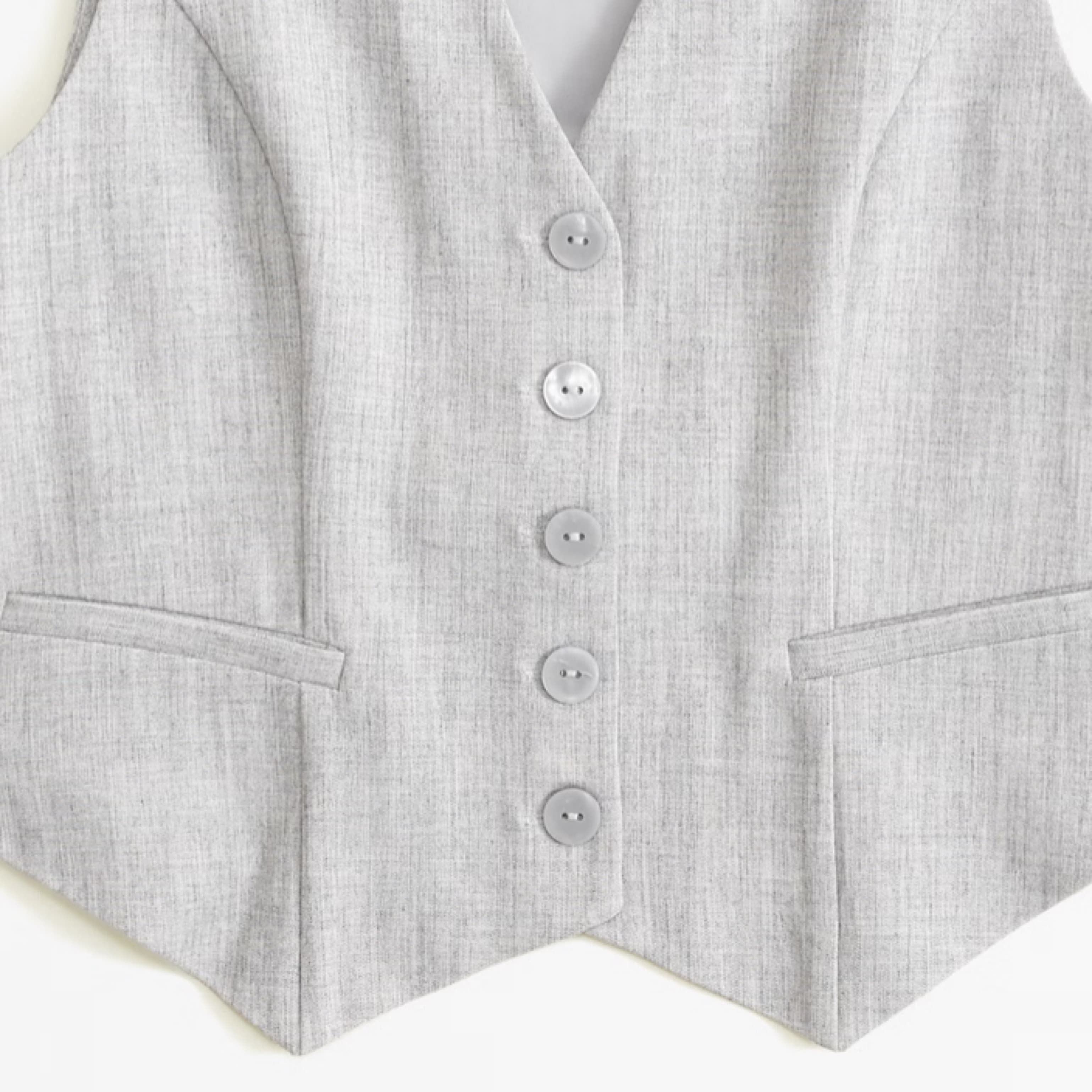 Mara Tailored V-Neck Vest - Image 2