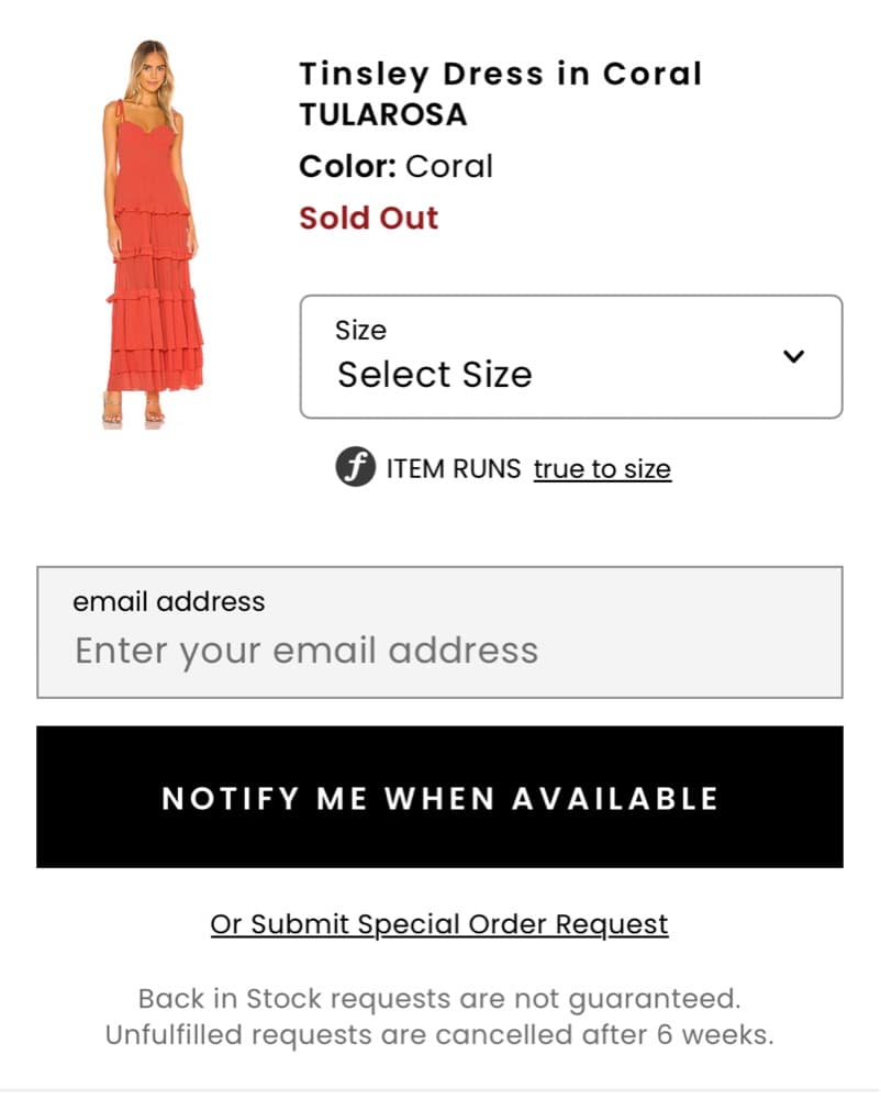 Tularosa Tinsley Dress in Coral - Image 2