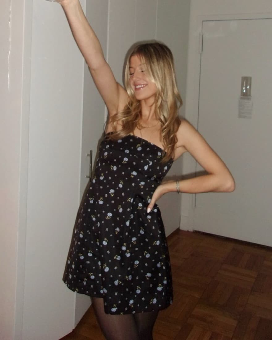 WeWoreWhat Strapless Peplum Mini Dress - Image 4
