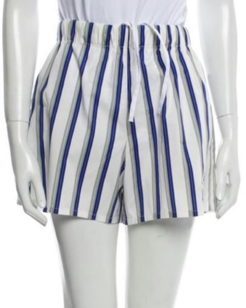 PRADA Floral Striped Cotton Matching Set - Image 4