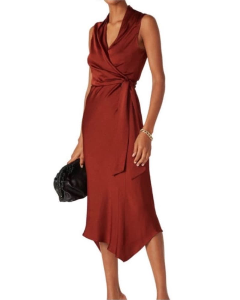 Veronica Beard Briony Wrap Dress - Image 3