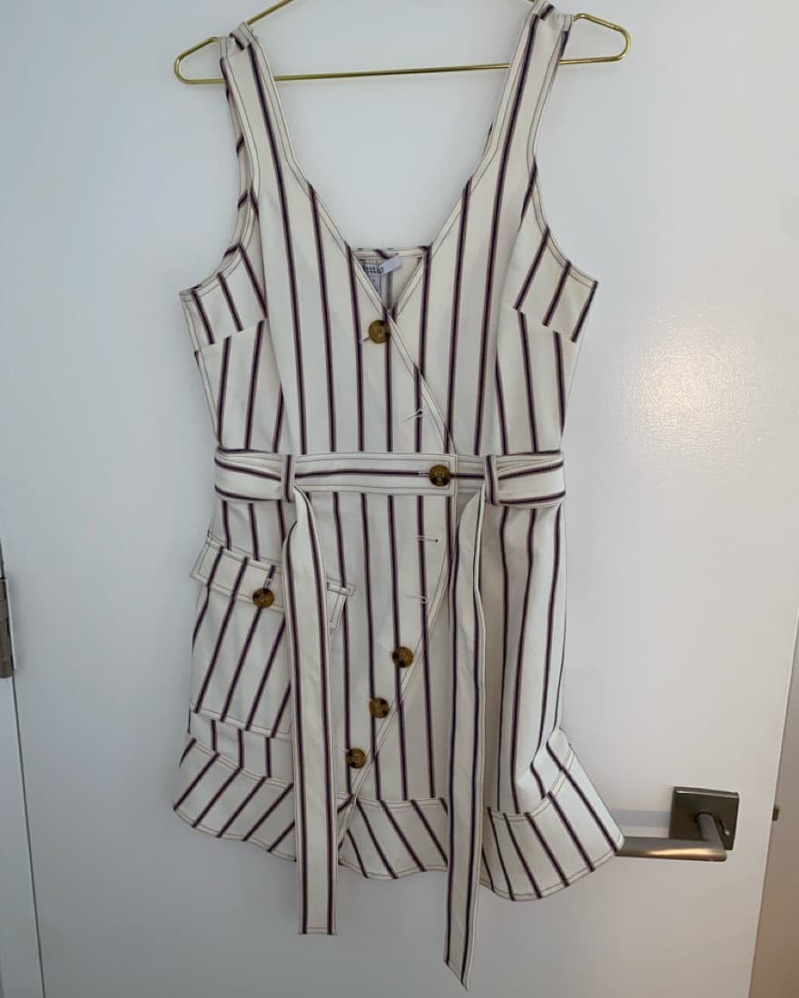 Derek Lam Demin Striped Mini - Image 1