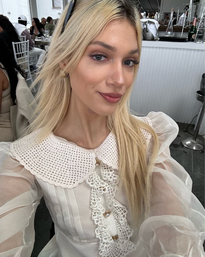 Miu Miu Lace Applique White Mini Dress - Image 4