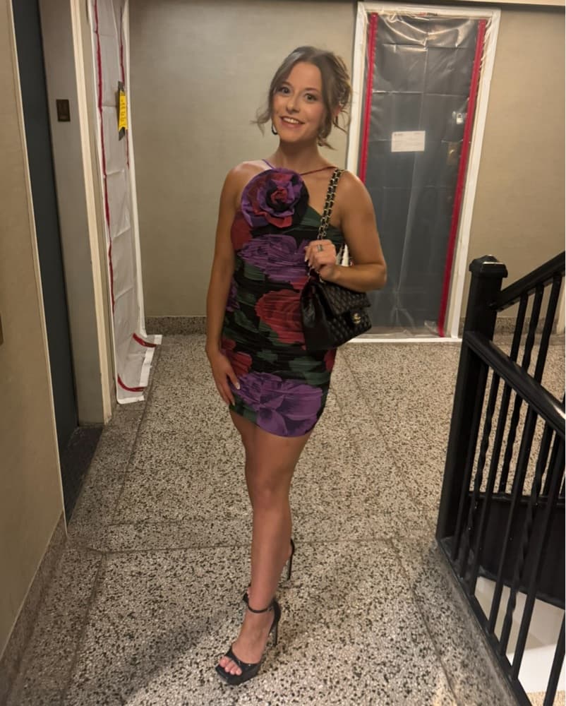 AFRM Mila Floral Mini Dress - Image 4