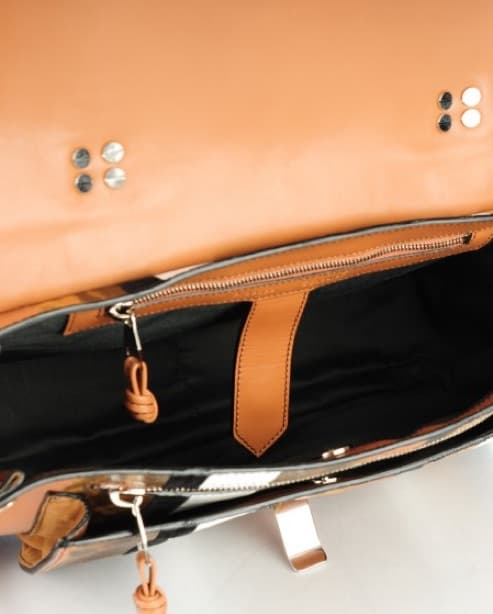 Proenza Exotic Stripe Mix Satchel  - Image 5