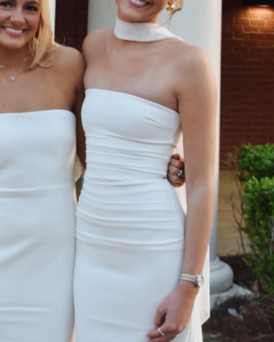 YULIA MAXI DRESS - IVORY - Image 4