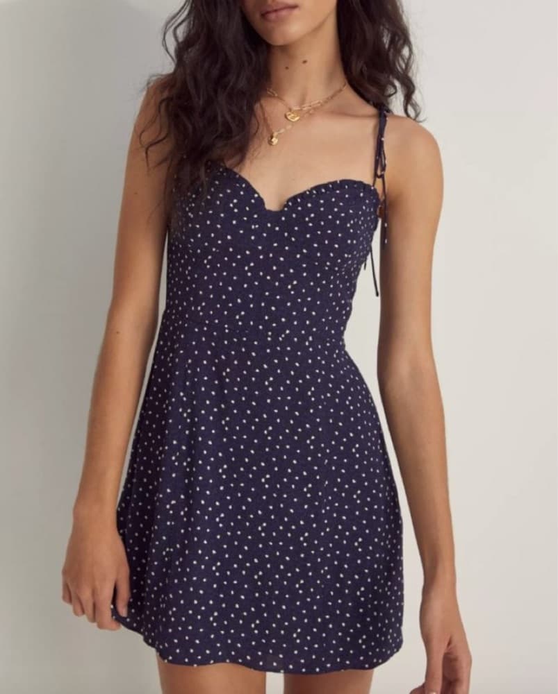 Aritzia Navy Dress - Image 2